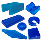 Blue Surgical Gel Pads Positioning Polyurethane Molded Products