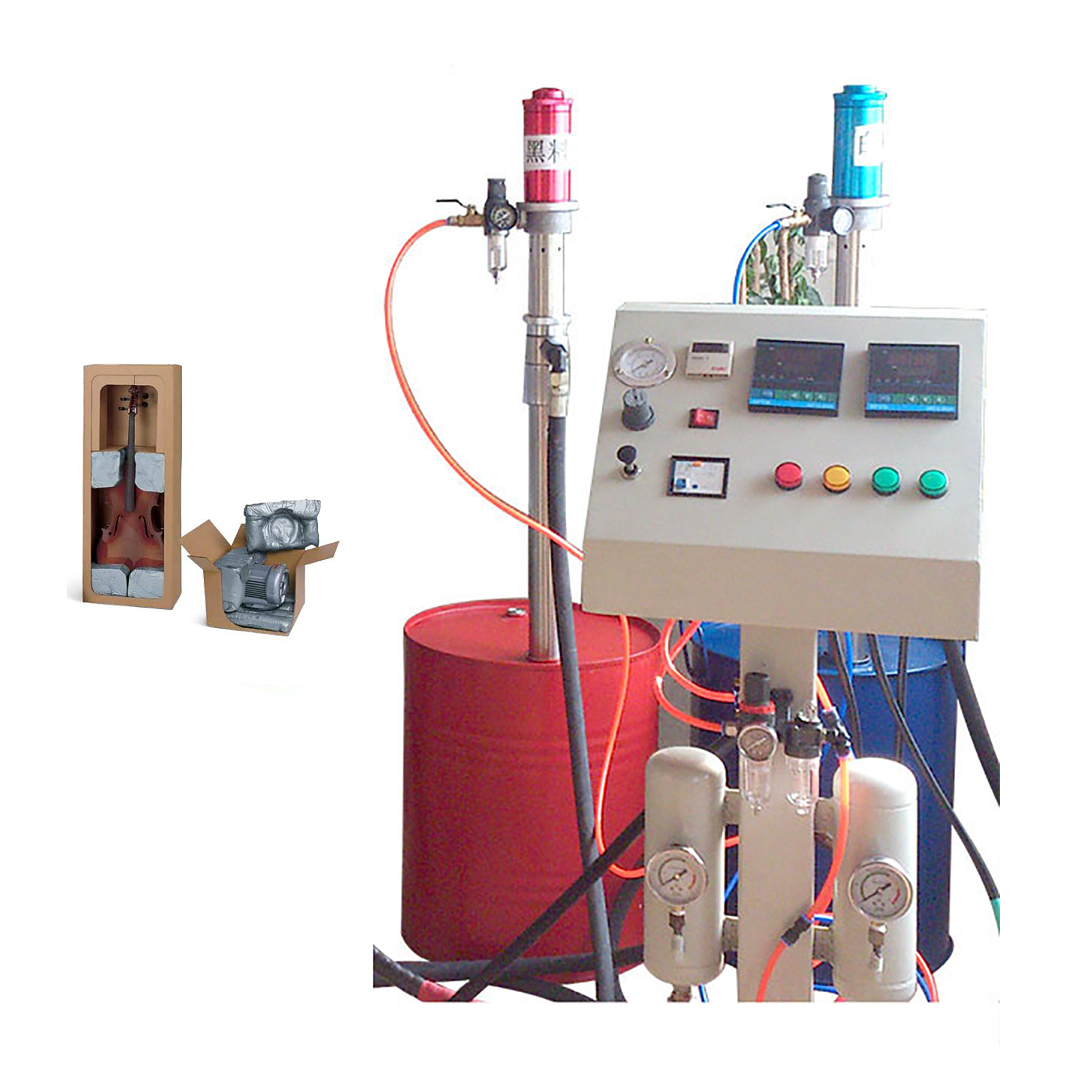 PU Instapak 2.3Mpa Foam In Place Packaging Equipment